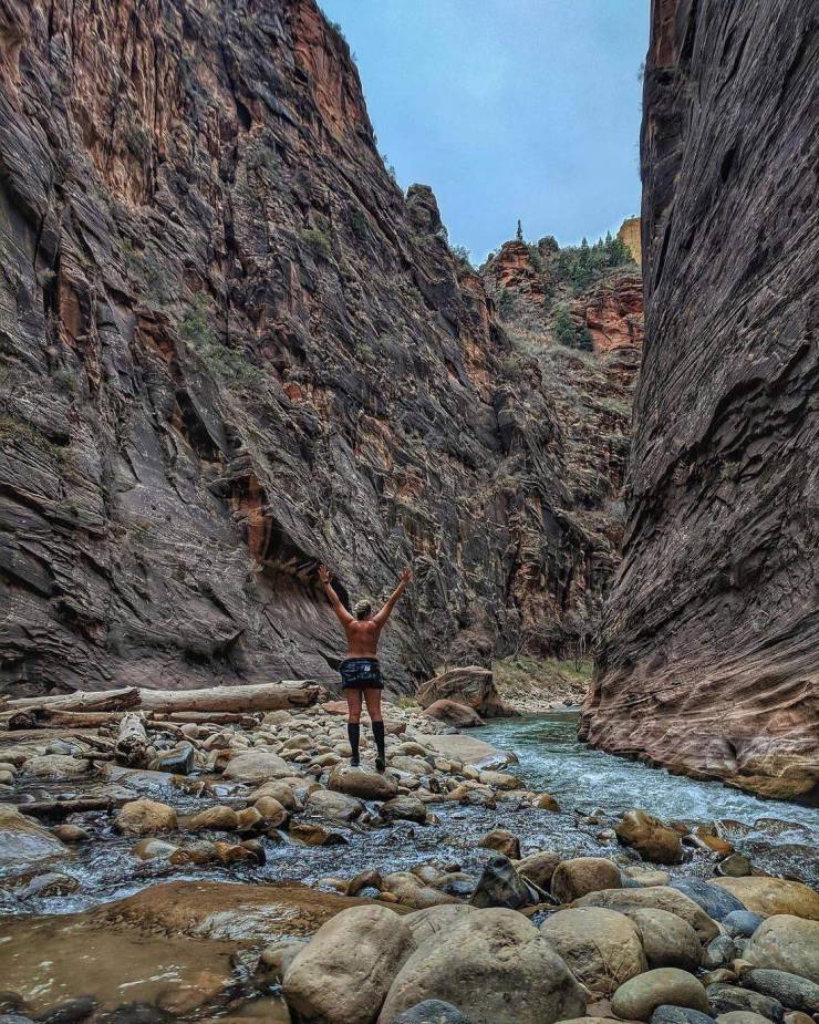 Girls Posing Topless In Front Of Beautiful Landscapes