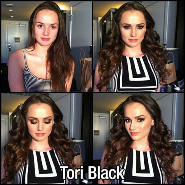 Adult Movie Stars With And Without Makeup