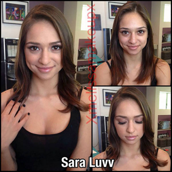 Adult Movie Stars With And Without Makeup