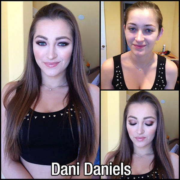 Adult Movie Stars With And Without Makeup