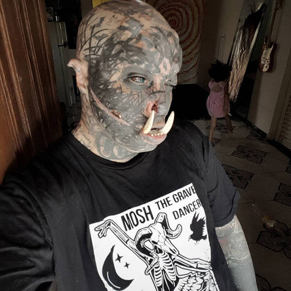 Guy Turns Himself Into A Real-Life Orc…