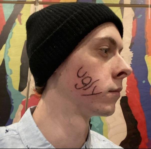 These Tattoos Are Very Bad…