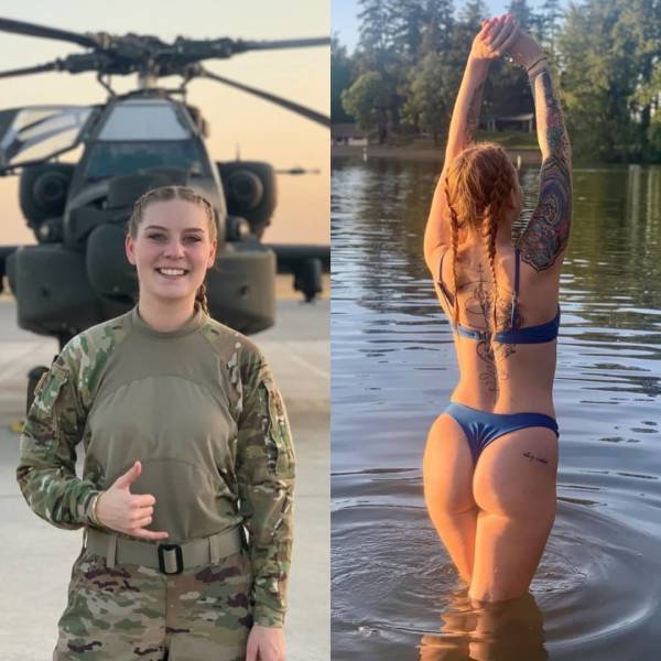 Hot Girls With And Without Their Uniforms