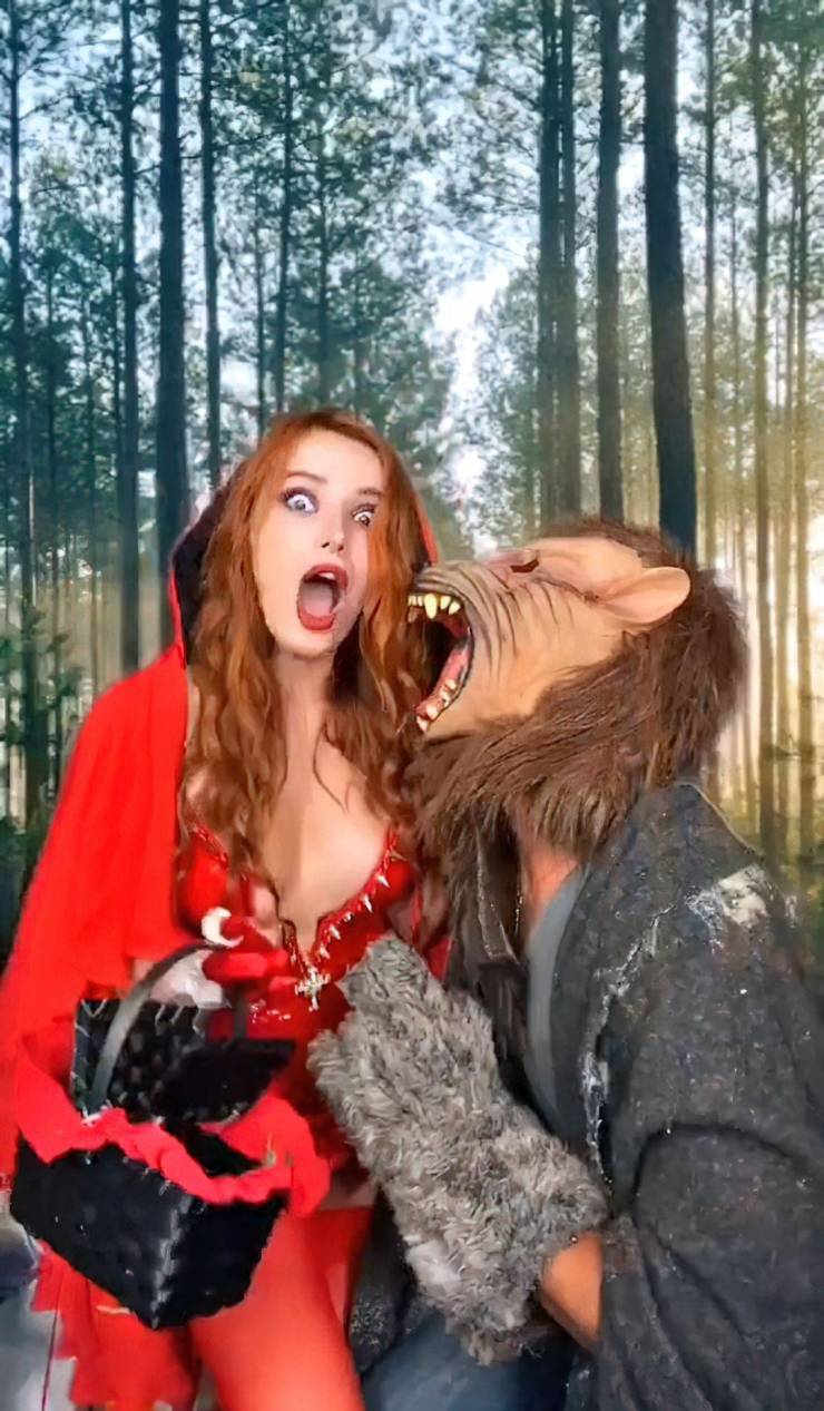 Bella Thorne As Sexy Little Red Riding Hood