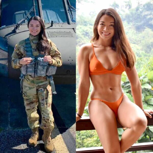 Sexy Girls With And Without Their Uniforms