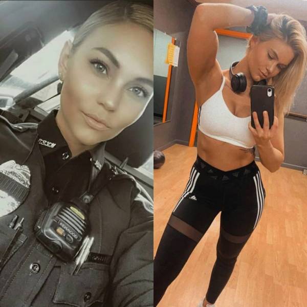Sexy Girls With And Without Their Uniforms