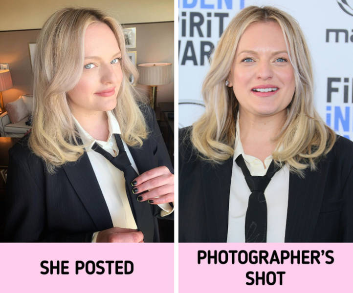 Celebrity Photos On Social Media Vs In Real Life