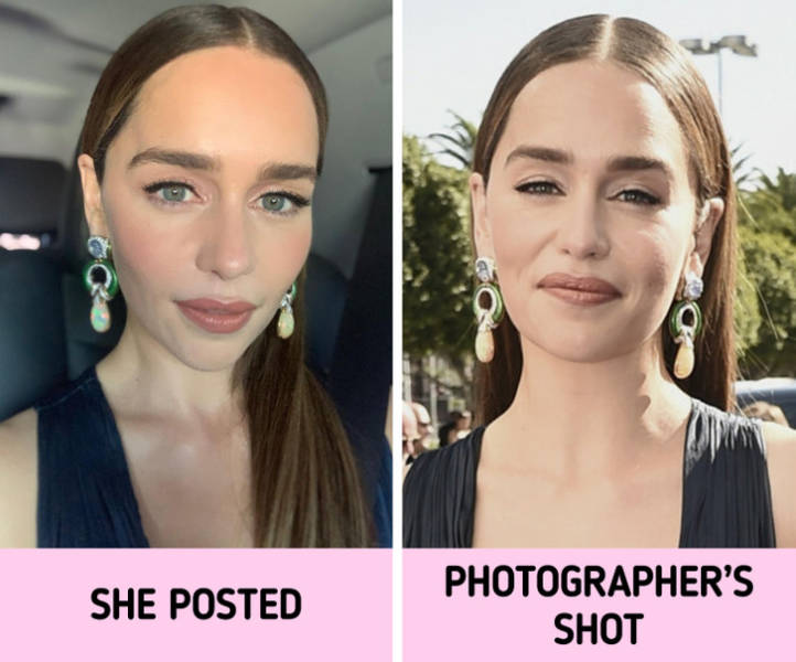 Celebrity Photos On Social Media Vs In Real Life