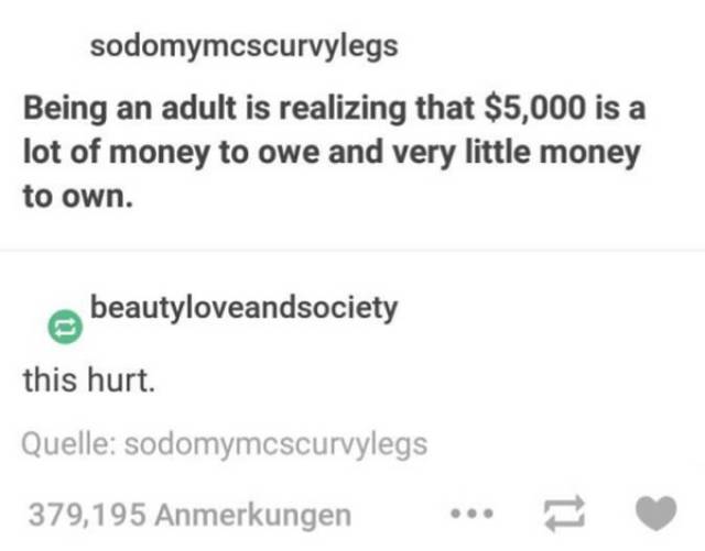 Being Adult Brings New Memes To The Table