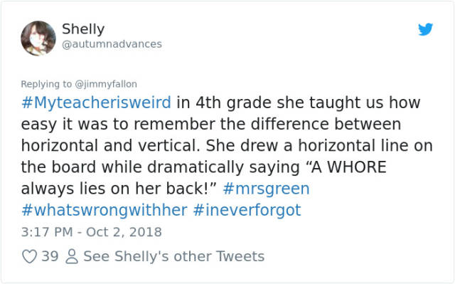 Some Teachers Are Really Weird
