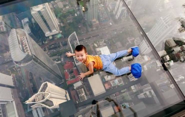 Look Wherever You Want, But Not Down