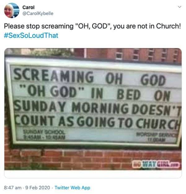When Sex Is So Loud That…