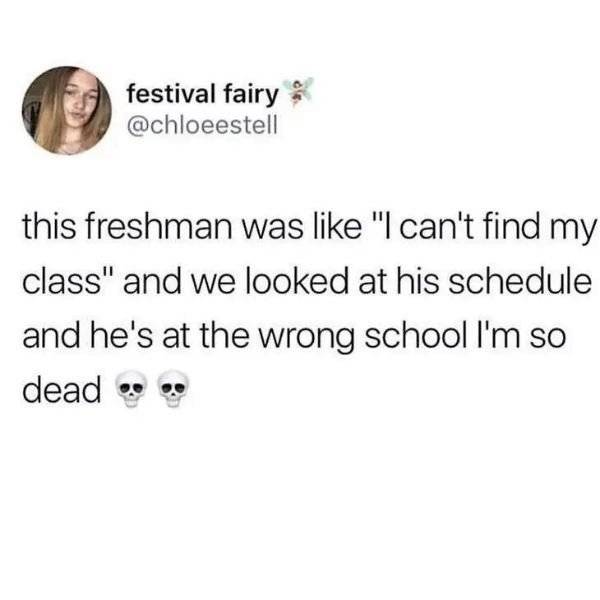Ah, College Years…