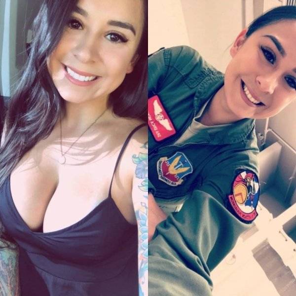 Beautiful In Uniform, Beautiful Without It!