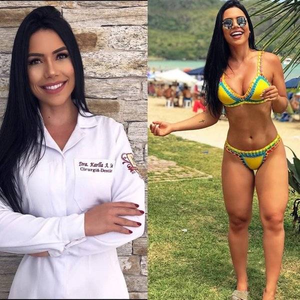 Beautiful In Uniform, Beautiful Without It!