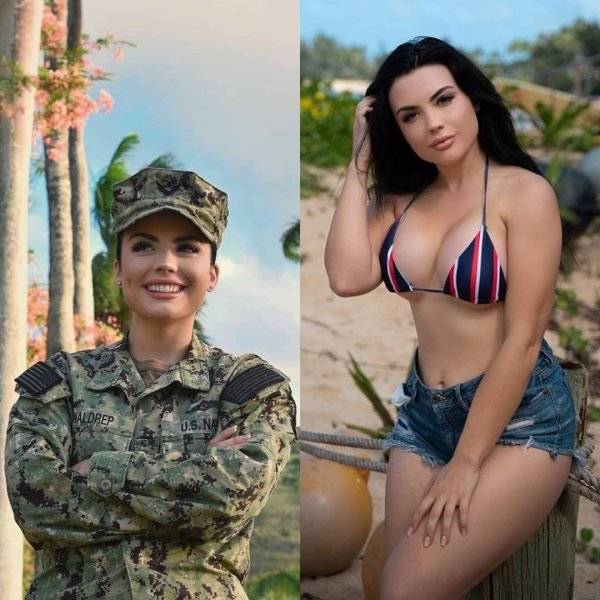 Beautiful In Uniform, Beautiful Without It!