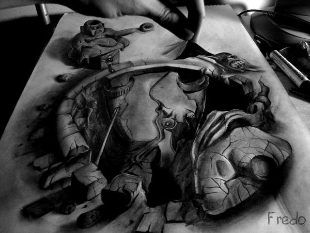 mindblowing 3d pencil drawings 28 pics 27.html - 28 HD Photos | Premium Gallery 2010