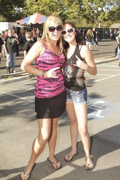 Girls from Rockstar Mayhem Festival 2011