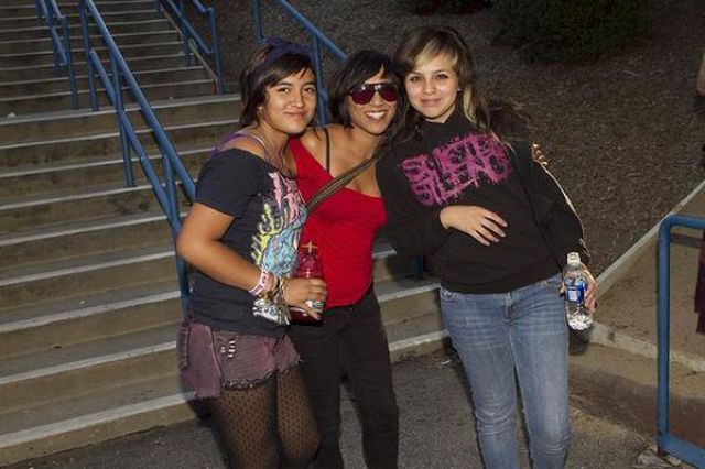 Girls from Rockstar Mayhem Festival 2011