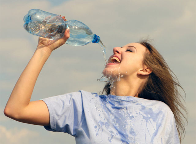 Girls Failing to Drink Water