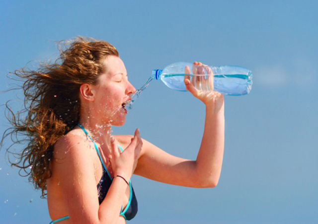 Girls Failing to Drink Water