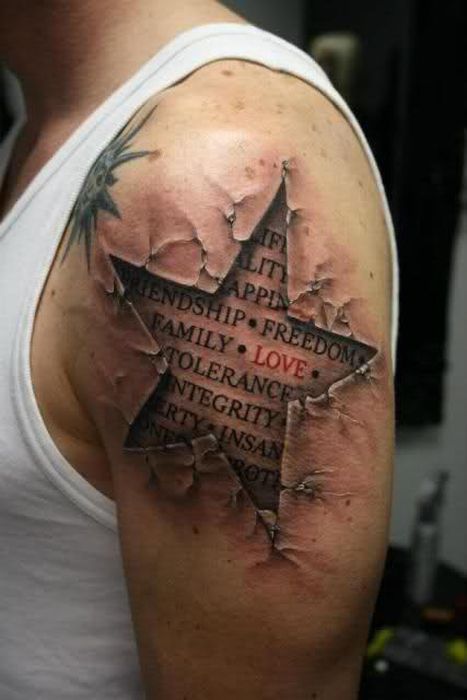 Creepily Realistic Tattoos