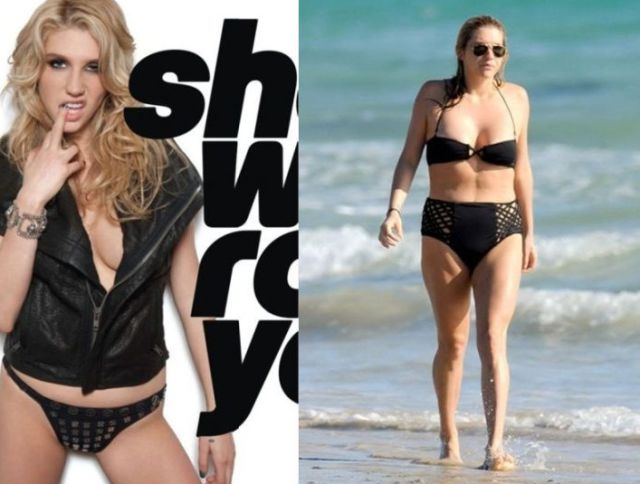 More Realistic Pictures of Celebrities without Photoshop