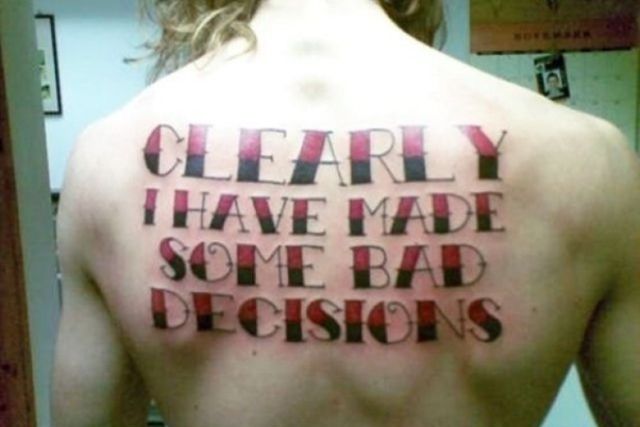 Totally Terrible Tattoos