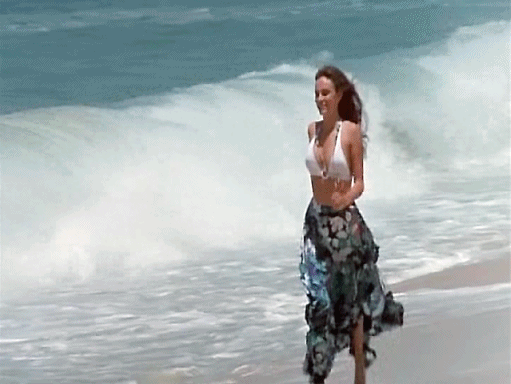 Bikini Beach Babes in Animated GIFs