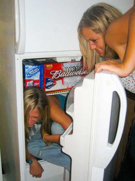 Hot Girls Get a Cool Down…