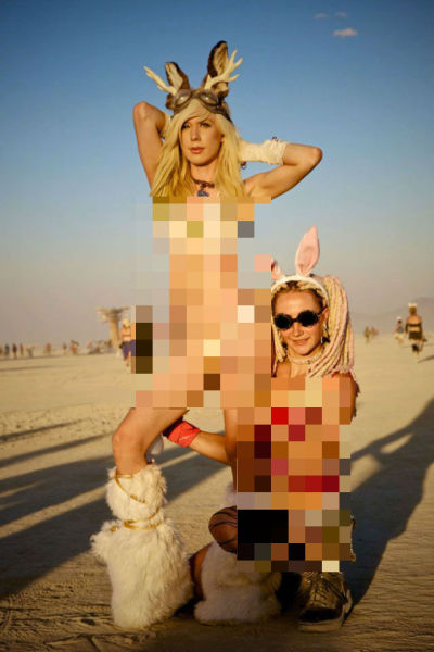 The Funky and Freaky Girls at the “Burning Man” Festival