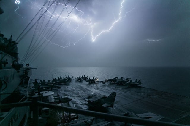 Great Photos of Navy Ships in the Middle of the Ocean