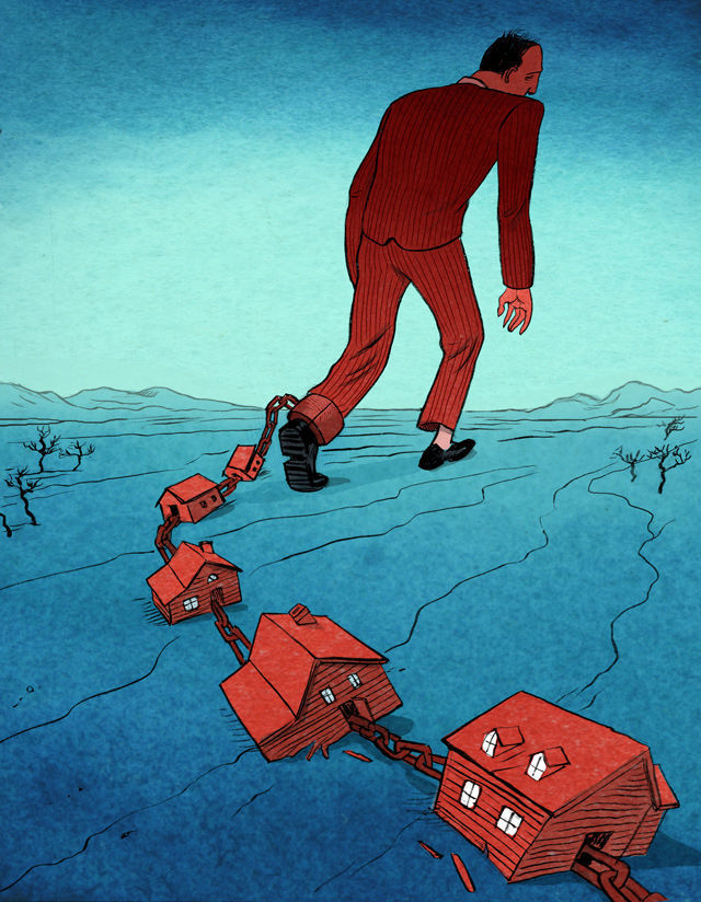 Social Problems Depicted in Cool Cartoon Art