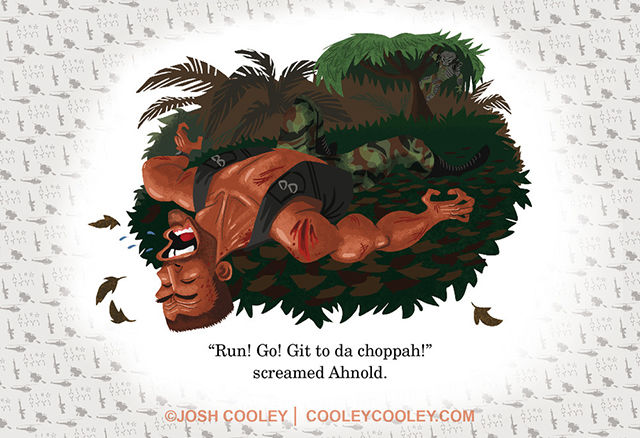 R-Rated Film Scenes Drawn in Pixar Animation Style