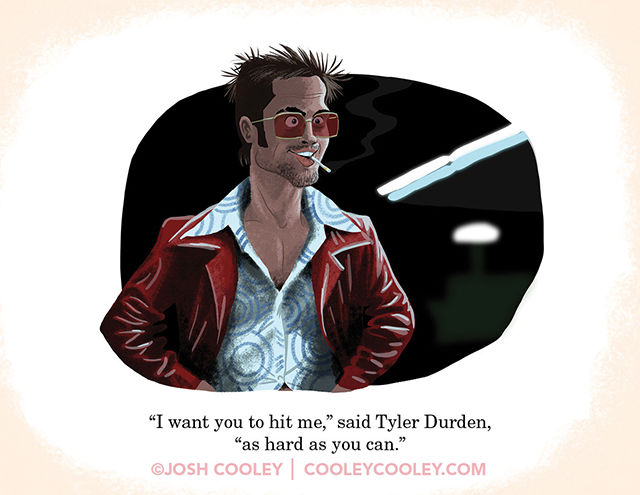 R-Rated Film Scenes Drawn in Pixar Animation Style