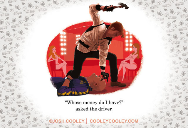 R-Rated Film Scenes Drawn in Pixar Animation Style
