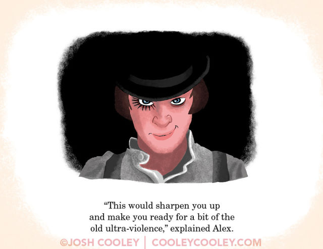 R-Rated Film Scenes Drawn in Pixar Animation Style
