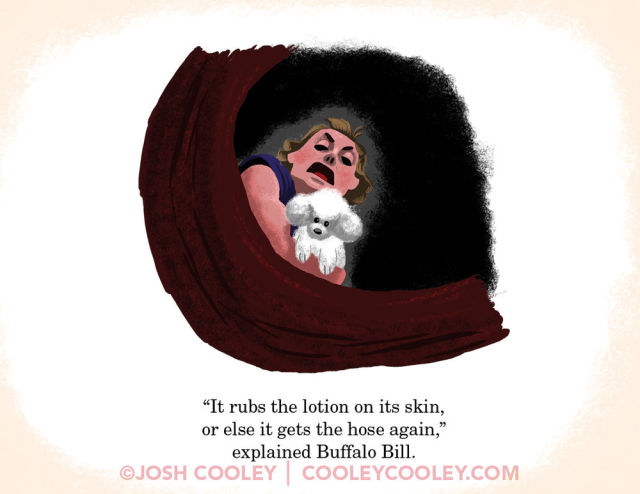 R-Rated Film Scenes Drawn in Pixar Animation Style