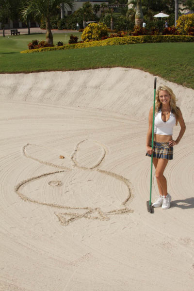 Girls Looking Gorgeous Playing Golf