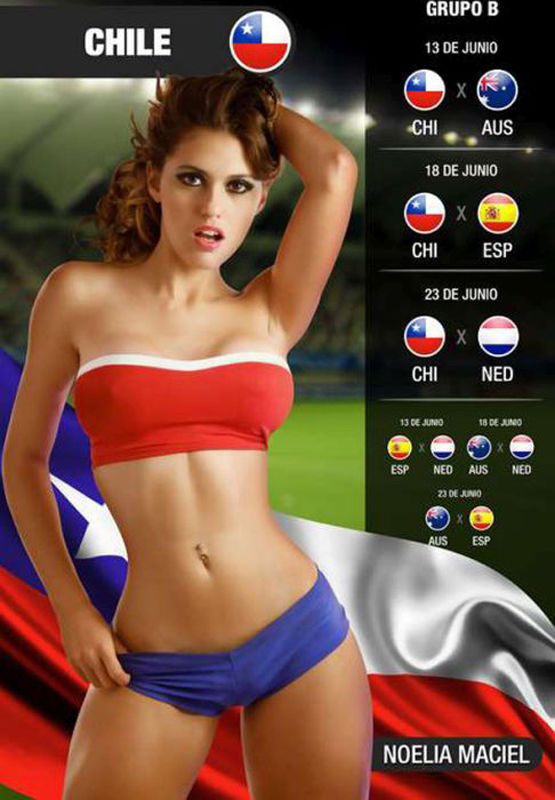 2014’s Sizzling Hot FIFA World Cup Calendar