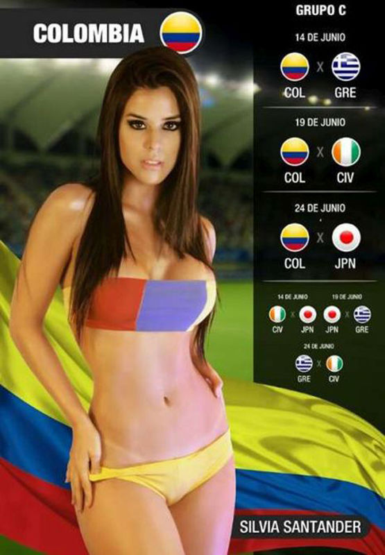 2014’s Sizzling Hot FIFA World Cup Calendar