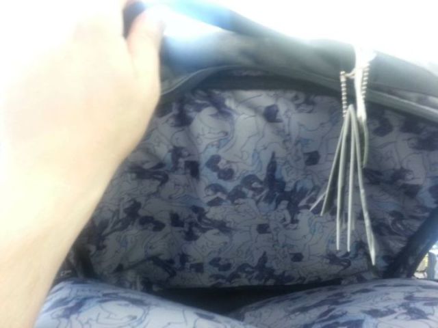 A Bag Lining Design That’s Very Risqué