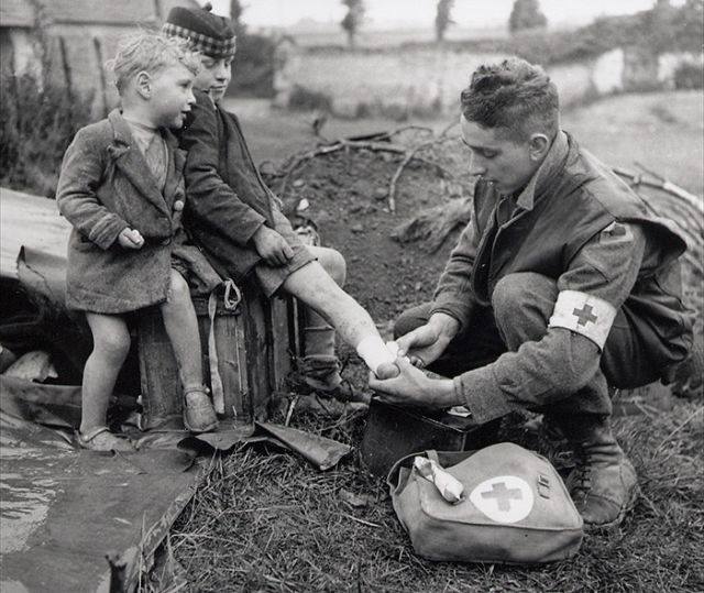 Humans Showing Tenderness to Others in Violent Times